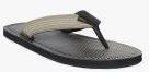 Puma Khaki & Black Solid Thong Flip Flops Men