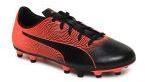 Puma Kids Black & Orange Spirit Ii Fg Jr Football Shoes Girls