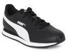 Puma Kids Black Turin Ii Leather Sneakers Boys