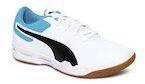 Puma Kids White Solid Tenaz Jr Badminton Shoes Girls