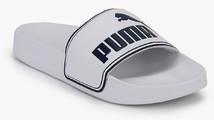 Puma Leadcat White Flip Flops women