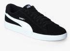 Puma Men Black Court Breaker Suede Sneakers