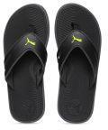 Puma Men Black Solid Thong Flip Flops