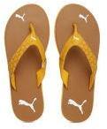 Puma Mustard Printed Thong Flip Flops Men