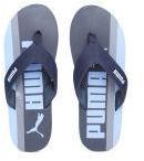 Puma Navy Blue Printed Thong Flip Flops men