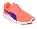 Puma Neon Orange ST Trainer Evo AC Jr Sneakers Girls