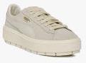 Puma Off White Platfrom Trace Animal Suede Sneakers Women