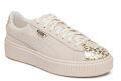 Puma Off White Suede Platform Athluxe Sneakers Girls