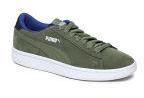 Puma Olive Green Smash V2 Dnm Jr Suede Sneakers Boys