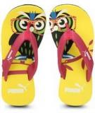 Puma Owl Jr Ind Pink Flip Flops Boys