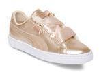 Puma Peach Coloured Basket Heart Lunar Lux Jr Sneakers Girls