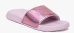 Puma Pink Printed Sliders Women