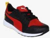 Puma Pitlane Sf Jr Black Running Shoes Boys