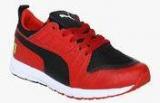 Puma Pitlane Sf Jr Red Running Shoes Boys