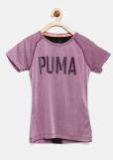 Puma Purple Printed Top Girls