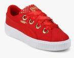 Puma Red Sneakers Women