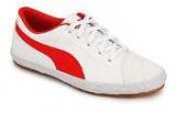 Puma Serve Pro Jr White Sneakers Boys