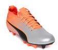 Puma Silver Toned Evoknit Ftb Ii Fg Jr Football Shoes Boys