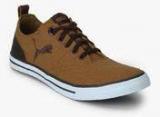 Puma Slyde Nu Idp Golden Brown Chocolate Brow Brown Sneakers Men