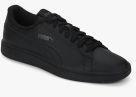 Puma Smash V2 L Junior Black Sneakers Boys