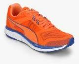 Puma Speed 500 Ignite Pwrcool Orange Running Shoes Men