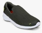 Puma Stride Evo Slip On Idp Olive Sneakers Men