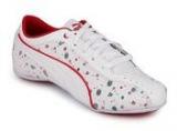 Puma Talulla Shimmy Jr White Sneakers Boys