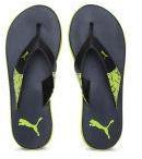 Puma Unisex Navy Blue Winglet II DP Printed Thong Flip Flops