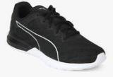 Puma Vigor Cross Hatch Black Running Shoes Women