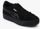 Puma Vikky Platform Black Sneakers