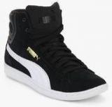 Puma Vikkymid Black Sporty Sneakers Women