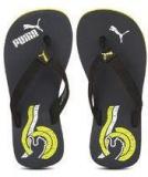 Puma Wave Jr Black Flip Flops Boys