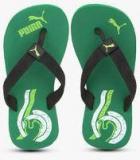 Puma Wave Jr Dp. Green Flip Flops Boys