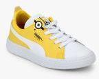 Puma White Colourblocked Sneakers Boys