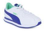 Puma White Leather Regular Sneakers Boys