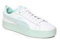 Puma White Smash Platform Leather Sneakers Women