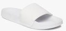 Puma White Solid Sliders Women