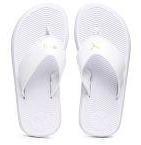 Puma White Solid Thong Stark One8 Idp Flip Flops Men