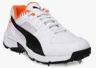 Puma White Team Full Spike II Football Shoes Men