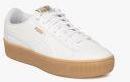 Puma White Vikky Platform VT Sneakers Women