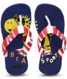 Puma Zebra Jr Dp Blue Flip Flops Boys