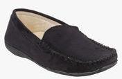 Qba Black Moccasins Women