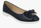 Qoo10 Navy Blue Synthetic Ballerinas Women