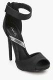 Qupid Diamond Black Stilettos Women