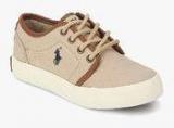 Ralph Lauren Ethan Low Beige Sneakers Boys