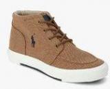 Ralph Lauren Faxon Ii Mid Beige Sneakers Boys