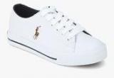 Ralph Lauren Scholar White Sneakers Boys