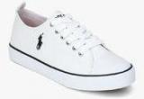 Ralph Lauren Wrentham Low White Sneakers Boys