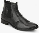 Red Chief Black Chelsea Boots Men