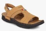 Red Chief Khaki Sandals Men